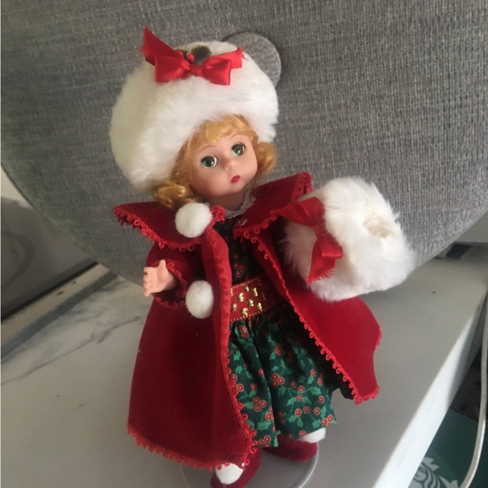 Madame Alexander Holiday Doll in Red and White